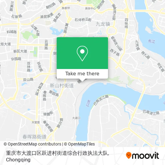 重庆市大渡口区跃进村街道综合行政执法大队 map