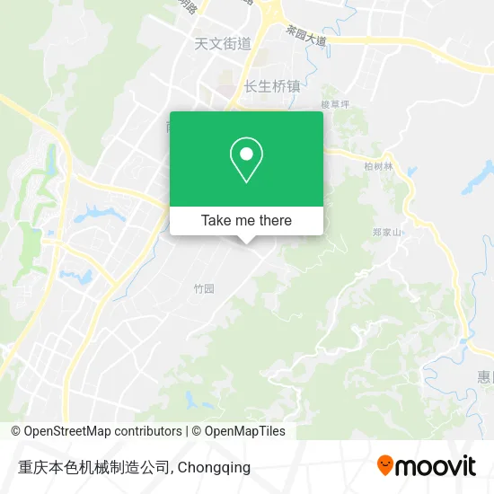 重庆本色机械制造公司 map
