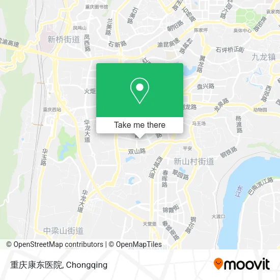 重庆康东医院 map