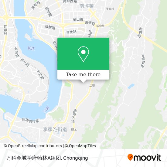 万科金域学府翰林A组团 map