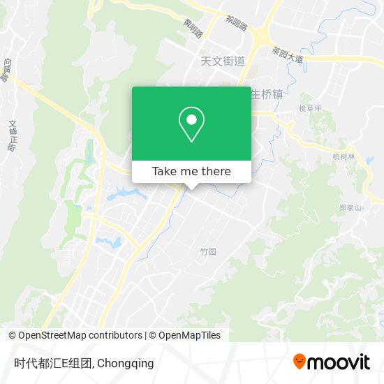 时代都汇E组团 map
