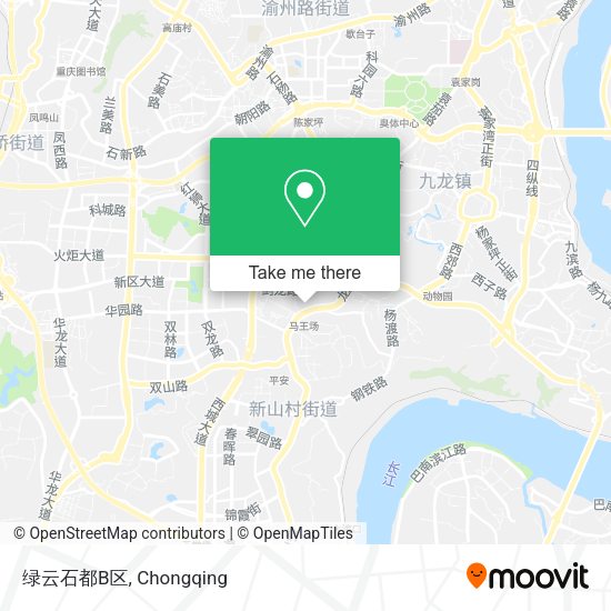 绿云石都B区 map