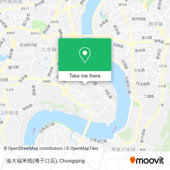 渝大福米线(滩子口店) map