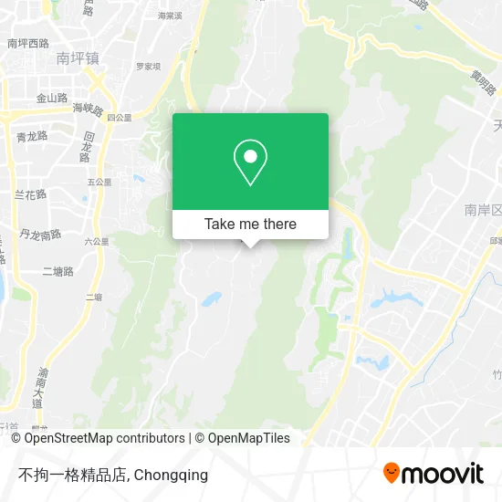 不拘一格精品店 map