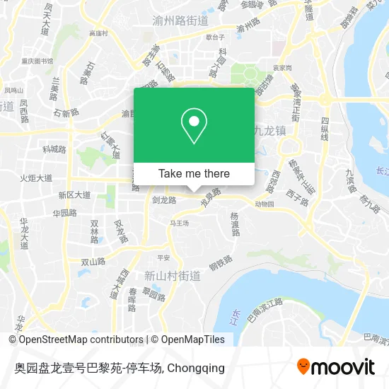 奥园盘龙壹号巴黎苑-停车场 map