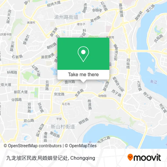 九龙坡区民政局婚姻登记处 map