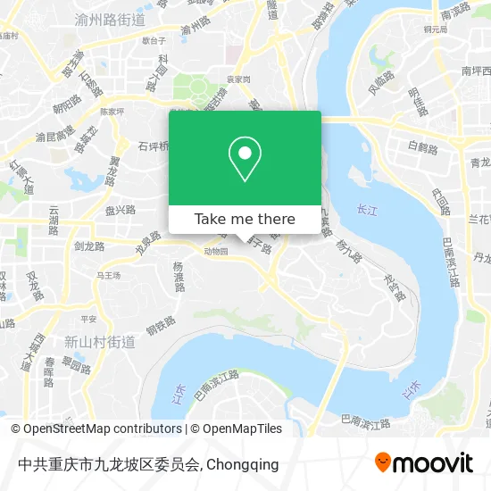 中共重庆市九龙坡区委员会 map