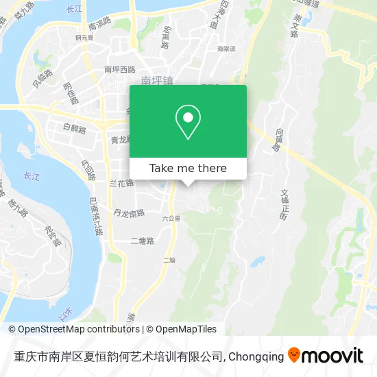 重庆市南岸区夏恒韵何艺术培训有限公司 map