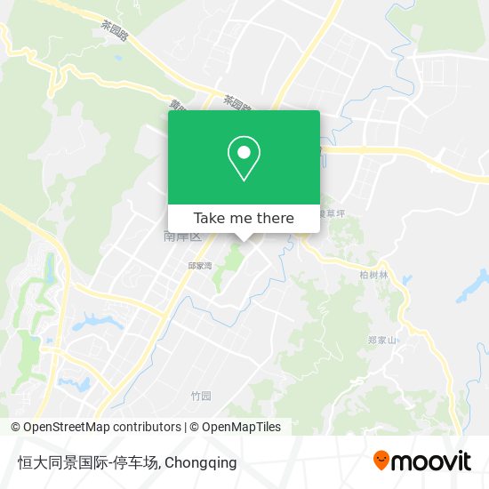 恒大同景国际-停车场 map