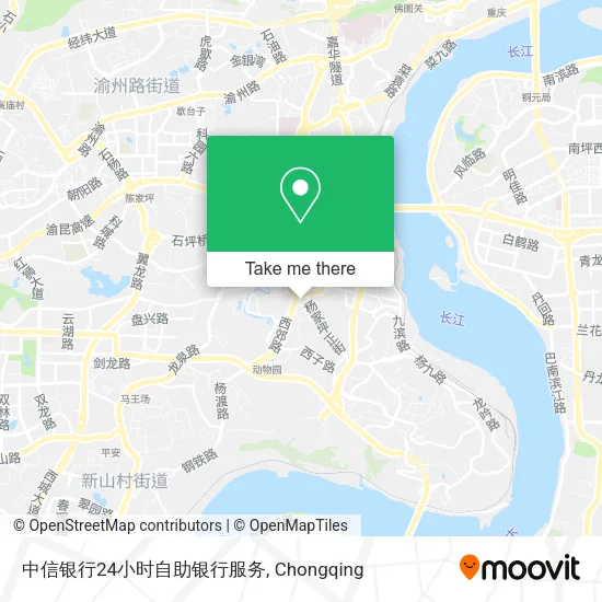 中信银行24小时自助银行服务 map