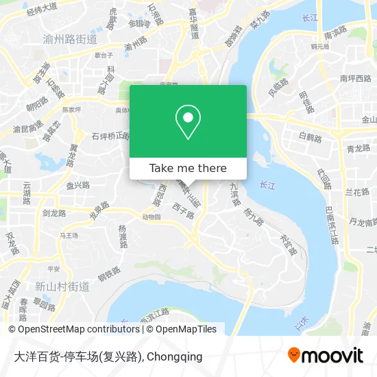 大洋百货-停车场(复兴路) map