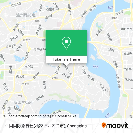 中国国际旅行社(杨家坪西郊门市) map