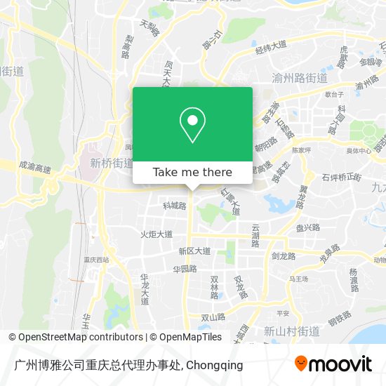 广州博雅公司重庆总代理办事处 map