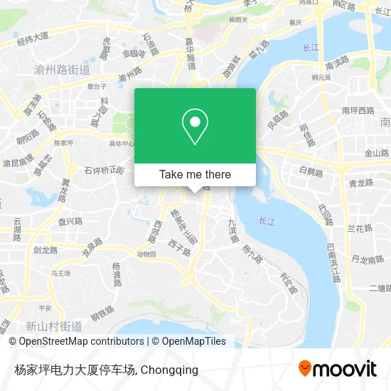 杨家坪电力大厦停车场 map