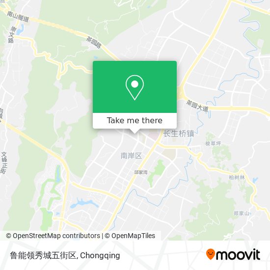 鲁能领秀城五街区 map
