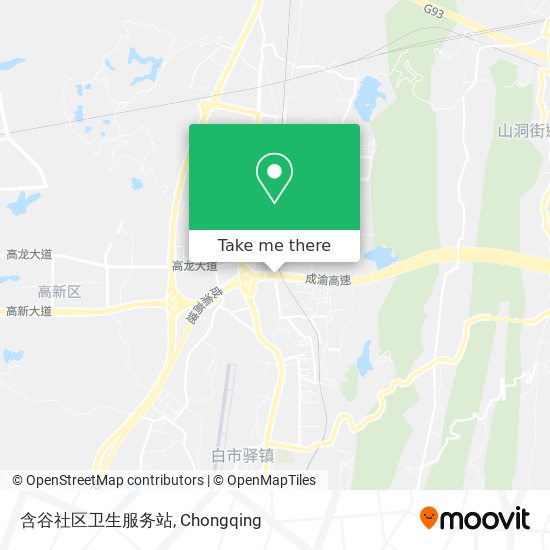 含谷社区卫生服务站 map