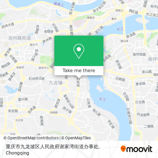 重庆市九龙坡区人民政府谢家湾街道办事处 map