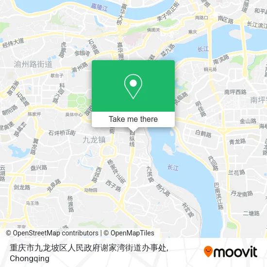 重庆市九龙坡区人民政府谢家湾街道办事处 map