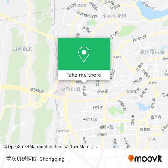 重庆贝诺医院 map
