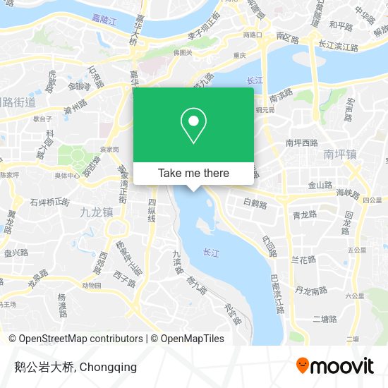 鹅公岩大桥 map