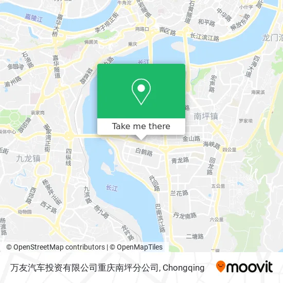 万友汽车投资有限公司重庆南坪分公司 map