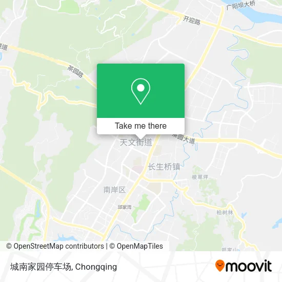 城南家园停车场 map