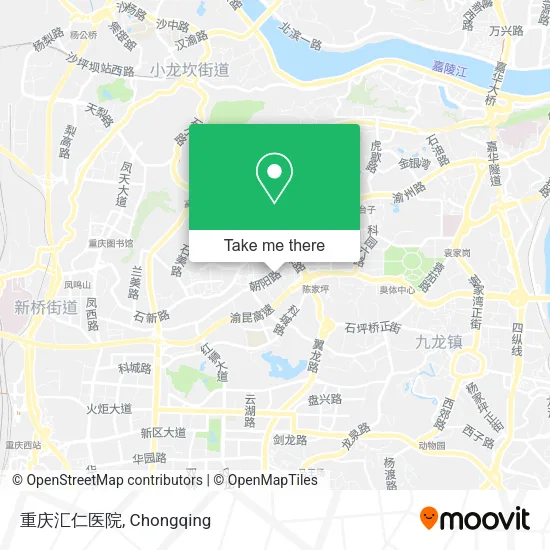重庆汇仁医院 map