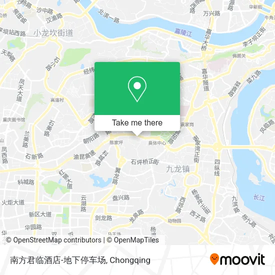 南方君临酒店-地下停车场 map
