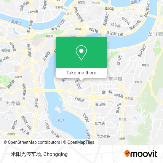 一米阳光停车场 map