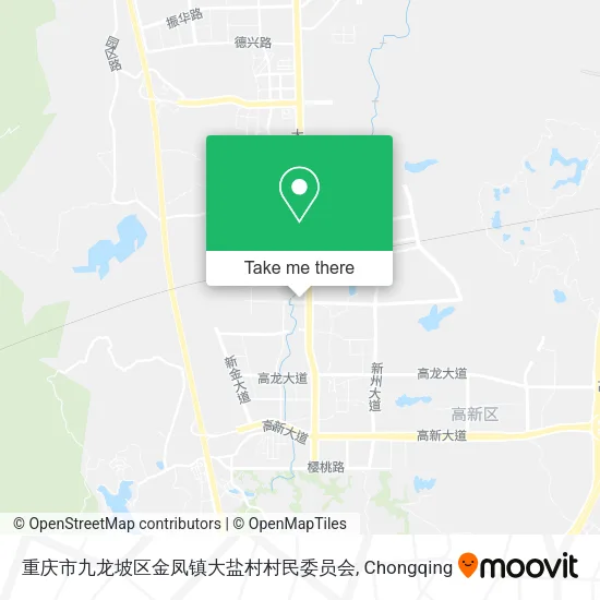 重庆市九龙坡区金凤镇大盐村村民委员会 map