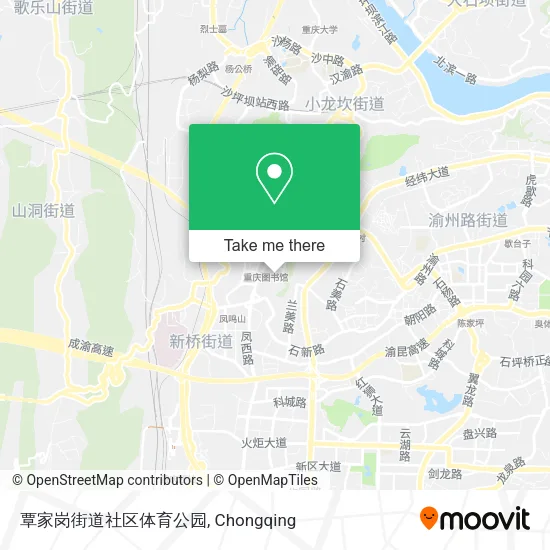 覃家岗街道社区体育公园 map
