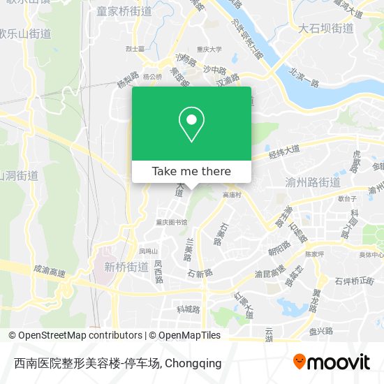 西南医院整形美容楼-停车场 map