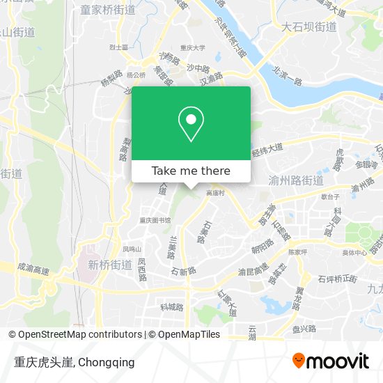 重庆虎头崖 map