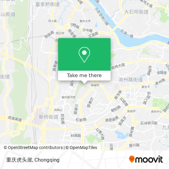 重庆虎头崖 map