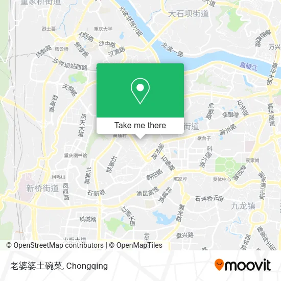 老婆婆土碗菜 map