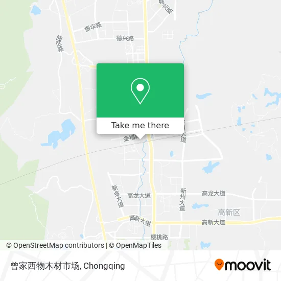 曾家西物木材市场 map