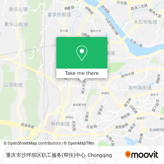 重庆市沙坪坝区职工服务(帮扶)中心 map