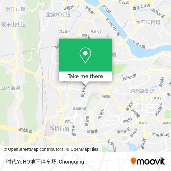 时代YoHO地下停车场 map