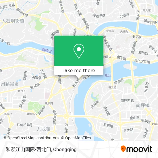 和泓江山国际-西北门 map