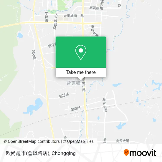 欧尚超市(曾凤路店) map