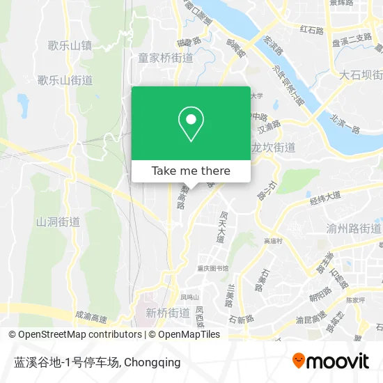 蓝溪谷地-1号停车场 map