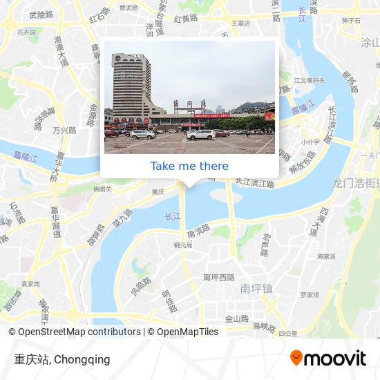重庆站 map