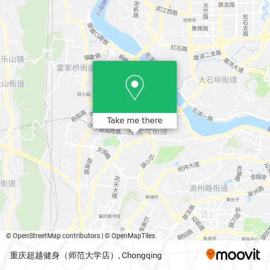 重庆超越健身（师范大学店） map