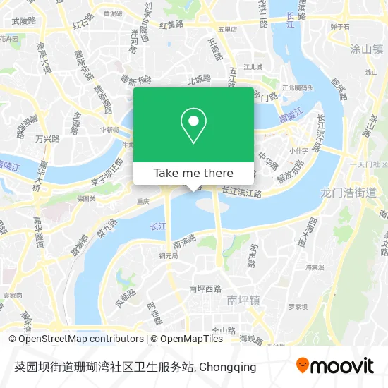 菜园坝街道珊瑚湾社区卫生服务站 map