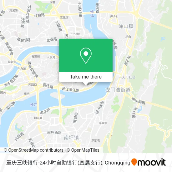 重庆三峡银行-24小时自助银行(直属支行) map