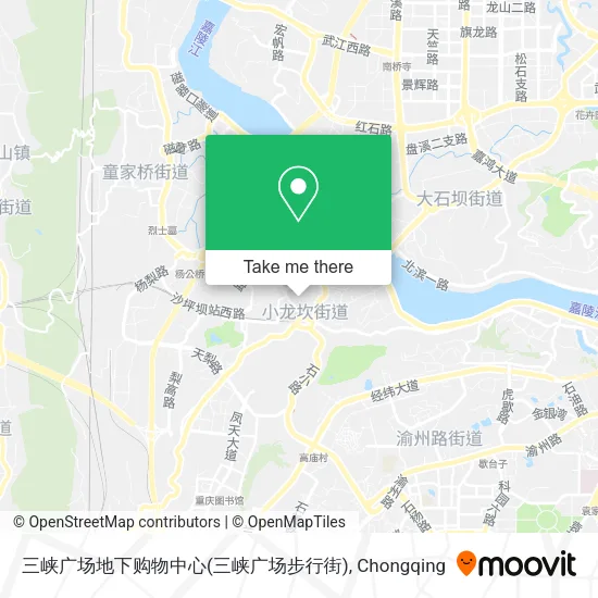 三峡广场地下购物中心(三峡广场步行街) map