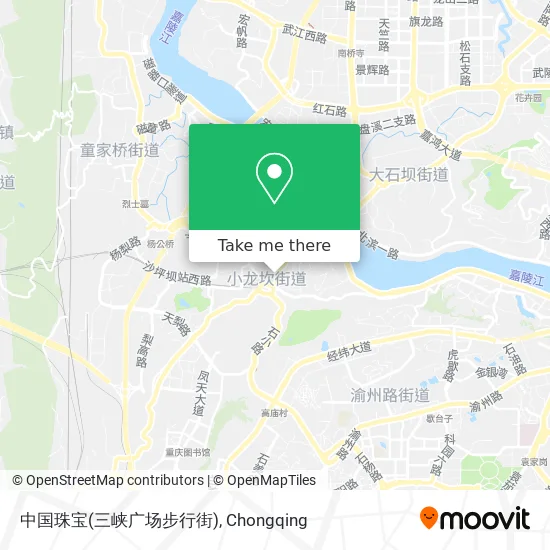 中国珠宝(三峡广场步行街) map
