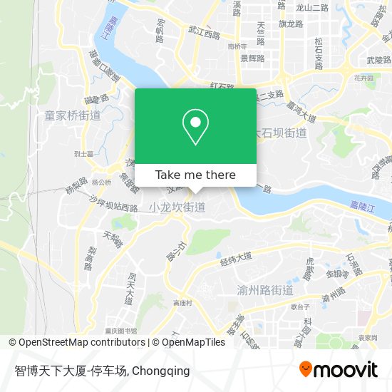 智博天下大厦-停车场 map