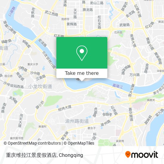重庆维拉江景度假酒店 map