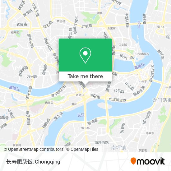 长寿肥肠饭 map